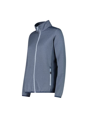 Fleecejacke in space-sky blue