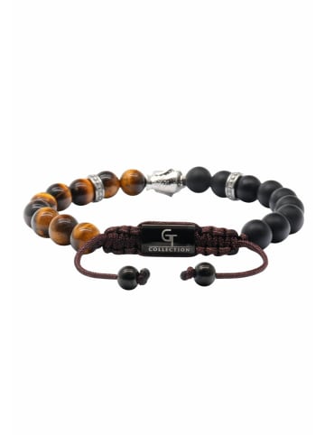GT COLLECTION Armband Buddha Head in silver