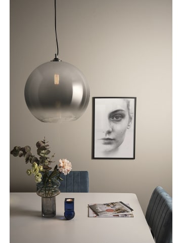Leitmotiv Lampe aus Glas, BUBBLE in Silber, 150 cm