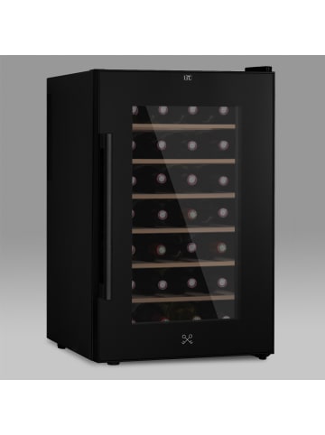 Les Petits Champs Weinkühlschrank 28 Flaschen CAVCB28 Schwarz Energieklasse G