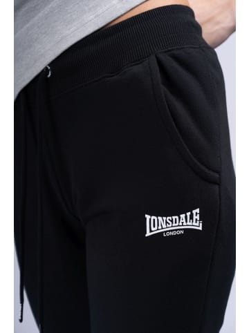 Lonsdale Sweat Pant "Weycroft" in Schwarz