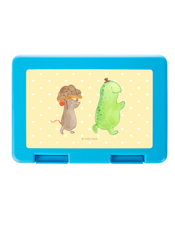 Mr. & Mrs. Panda Bento Box Schildkröte Maus ohne Spruch in Gelb Pastell