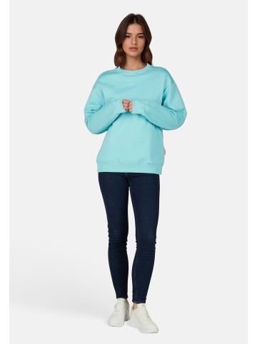 Salzhaut Rundhalspullover für Damen in blau
