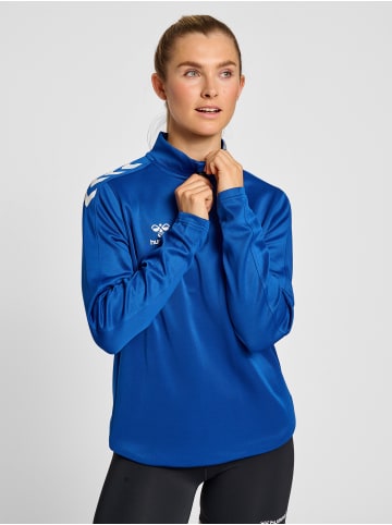 Hummel Halbreißverschluss Sweatshirt Hmlcore Damen in TRUE BLUE