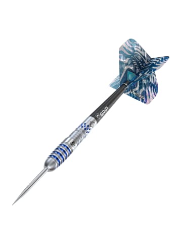 BULLS Steeldarts Sarah Milkowski Dartpfeile Darts-Set Profi in saphir blau