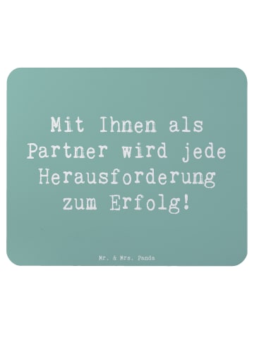 Mr. & Mrs. Panda Mauspad Spruch Erfolgreiche Geschäftspartner mi... in Meeresbrise
