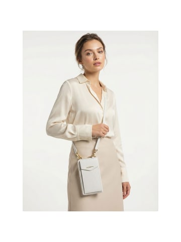 Lazarotti Bologna Leather Zip-Around Geldbörse Handytasche Leder 19 cm in cream 2