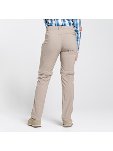 Craghoppers W NOSILIFE PRO CONVERTIBLE TROUSERS in Crema