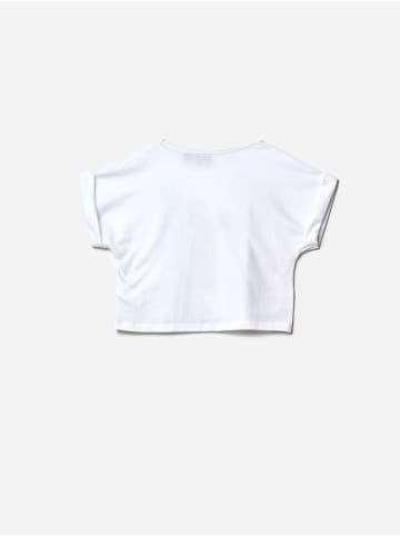 KOROSHI T-shirt mit kurzen Ã¤rmeln fÃ¼r mÃ¤dchen in weiß