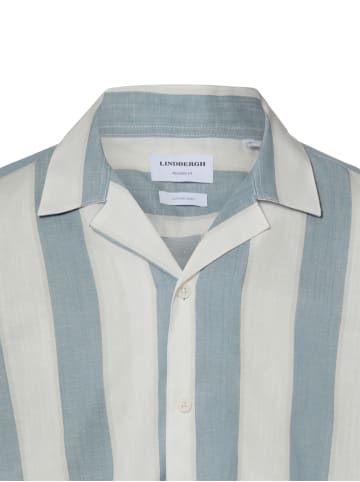 Lindbergh Freizeithemd in weiß indigo - 0003