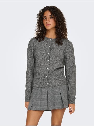 ONLY Strickjacke in Medium Grey Melange