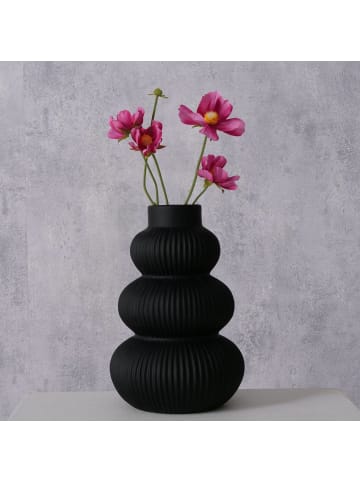 Boltze Vase in schwarz