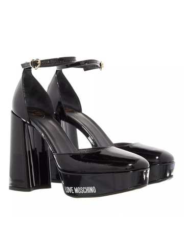 Love Moschino Rubber Logo Nero in black