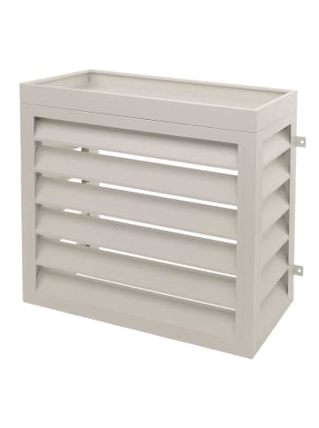 MCW Verkleidung für Klimaanlage/Wärmepumpe O43, Grau-weiß