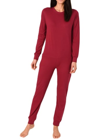 NORMANN Pflegeoverall langarm Reißverschluss Rücken - 88609 in beere