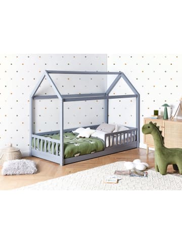 Beliani Kinderbett COSSAYE in Grau - (W) 98 x (H) 161 x (L) 208 cm