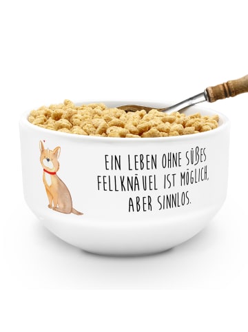 Mr. & Mrs. Panda dessertschale Hund Glück mit Spruch in Weiß