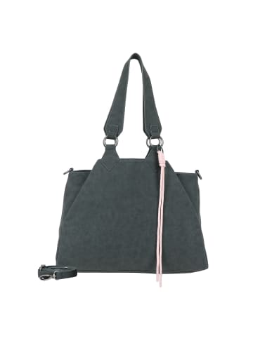Fritzi aus Preußen Maia Suede Jacky Shopper Tasche 40 cm in night blue