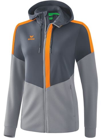 erima Trainingsjacke "Squad Trainingsjacke Mit Kapuze" in Grau
