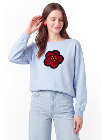 myMo Women Sweatshirt in Light Blue