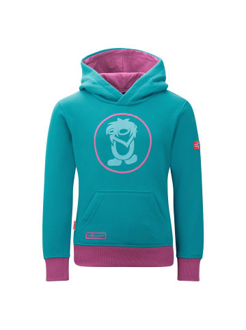 Trollkids Hoodie Troll in dark turquoise/madeira blue