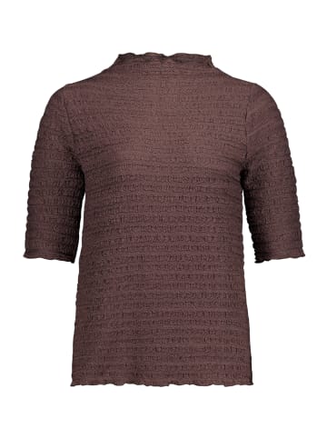 Betty Barclay Strukturshirt mit Stehkragen in Muskat