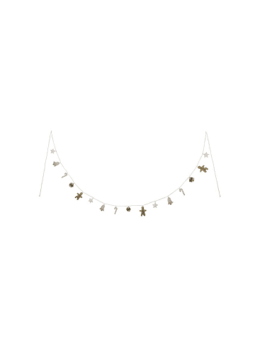 leevje Weihnachtsgirlande gingerbread man, star & present' in green