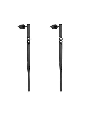 LIEBESKIND BERLIN Ohrhänger Twisted in schwarz