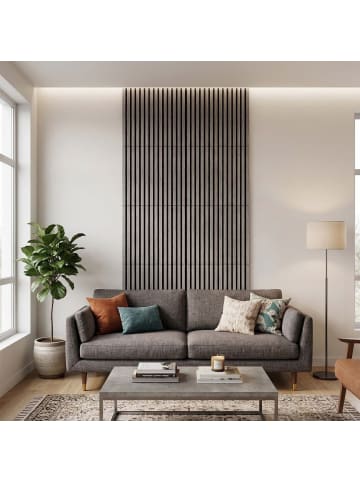 relaxdays 4 x Akustikpaneele in Dunkelgrau - (B)60 x (H)60 cm