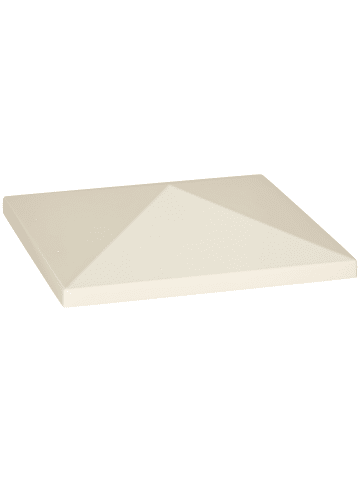 Outsunny Pavillondach 298L x 298B cm Cremeweiß