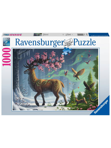 Ravensburger Ravensburger Puzzle 17385 Der Hirsch als Frühlingsbote - 1000 Teile Puzzle...
