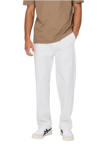 Only&Sons Jogginghose ONSSINUS comfort/relaxed in Weiß