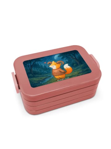 Mr. & Mrs. Panda Bentobox Widder Astologie Design ohne Spruch in Rot Pastell