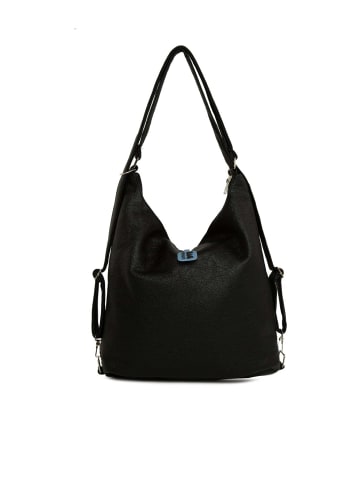 BAGmori Schultertasche in Schwarz