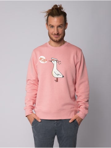 wat? Apparel Sweatshirt Moin Seagull in Canyon Pink