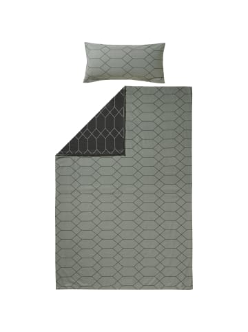 REDBEST Biber Wendebettwäsche in anthrazit