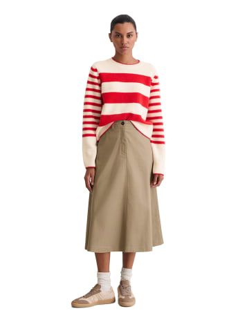 Marc O'Polo Streifen-Pullover regular in Offwhite