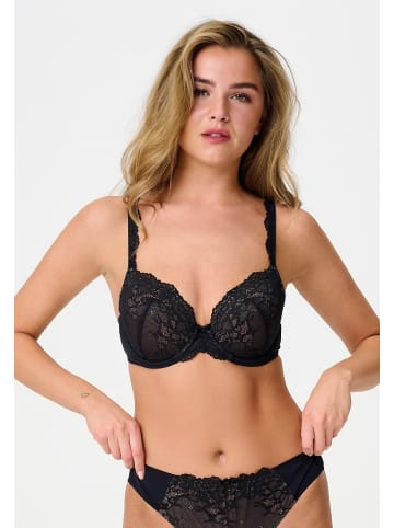 LINGADORE DAILY Spitze T-Shirt BH Black taupe