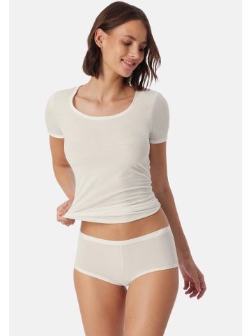 Schiesser Short Slip Personal Fit in Creme / dunkelblau