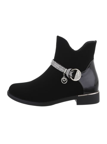 Ital-Design Stiefelette in Schwarz