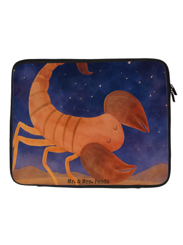 Mr. & Mrs. Panda Laptop Tasche Sternzeichen Skorpion Design ohne... in Weiß