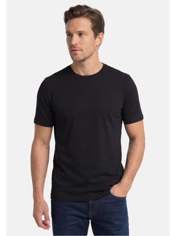 Redmond T-Shirt Basic in Schwarz / grau