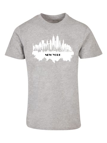 F4NT4STIC T-Shirt Cities Collection - New York skyline in grau meliert