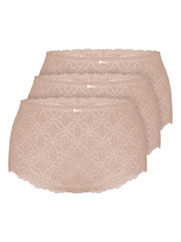 Sassa 3er Pack Panty in sand