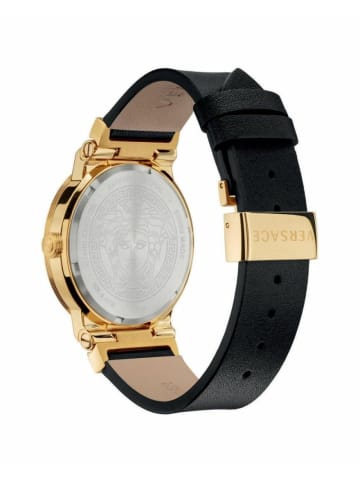 Versace Analoguhr für Damen in Schwarz
