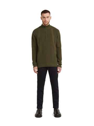 G-Star Raw Structured Half Zip Knit dark olive