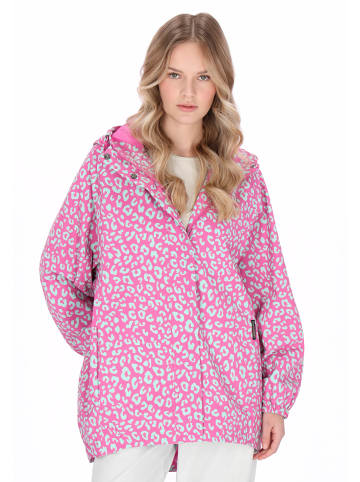 Schmuddelwedda Women Jacket in aqua pink leo