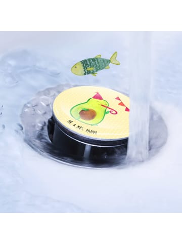 Mr. & Mrs. Panda Stöpsel Waschbecken Avocado Geburtstag ohne Spruch in Gelb Pastell