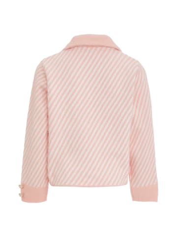 CARNEA Damen Strickjacke in Rosa Wollweiss