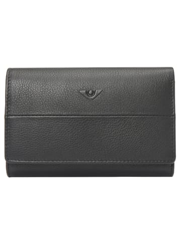 VLD VOi Leather Design 4Seasons Camille Geldbörse RFID Schutz Leder 15 cm in schwarz